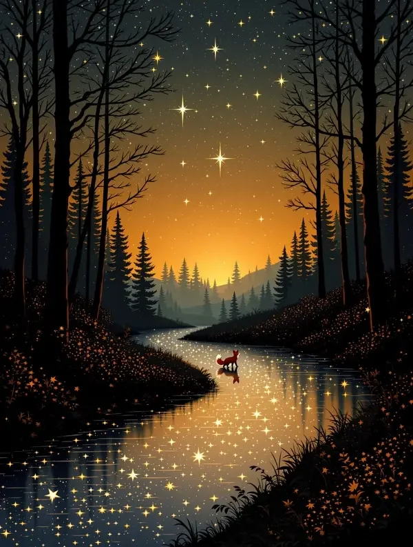 午夜福利在线视频作品《星河小径的旅人》花林海报